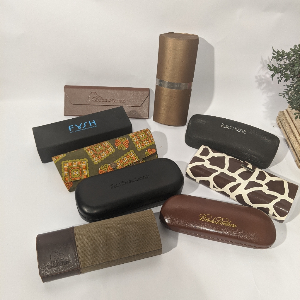 9 Name Brand Eyeglasses Cases